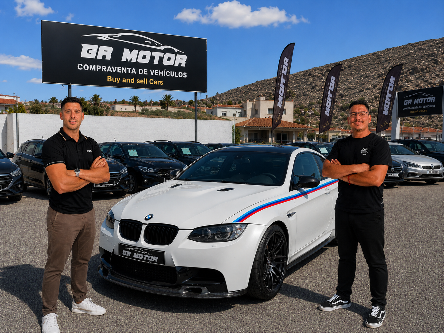 Pedro y Alan, equipo de GR Motor Puerto Rico